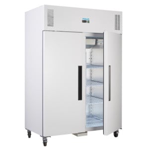 White Double Door 1200 L Negative Refrigerated Cabinet Gn 2/1 - Polar - Fourniresto