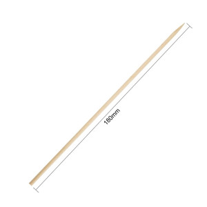 Biodegradable 180mm Wooden Skewer - Pack of 200 - Fiesta Green - Fourniresto