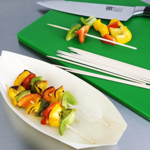 Brochette En Bois Biodégradable 180 Mm - Lot De 200 - Fiesta Green - Fourniresto