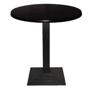 Pé de mesa quadrado efeito escada em ferro fundido 425 x 720 mm - Bolero - Fourniresto