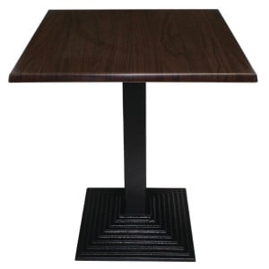 Pé de mesa quadrado efeito escada em ferro fundido 425 x 720 mm - Bolero - Fourniresto