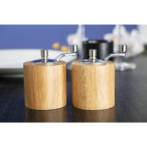 Salt and Pepper Mills Light Wood - Olympia - Fourniresto