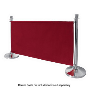 Barreira De Tecido Vermelho E Fixações - Bolero - Fourniresto