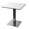 Pé de mesa quadrado em aço inoxidável 720 x 430 mm - Bolero - Fourniresto