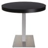 Pied De Table Carré En Inox 720 X 430 Mm - Bolero - Fourniresto