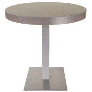 Pé de mesa quadrado em aço inoxidável 720 x 430 mm - Bolero - Fourniresto