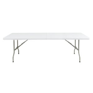 Mesa Dobrável Central Branca 2430 mm - Bolero - Fourniresto