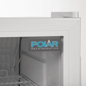 Vitrina refrigerada de balcão branca 1 porta 88 L - Polar - Fourniresto