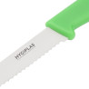 Green Tomato Knife Serrated Blade 10 cm - Hygiplas - Fourniresto