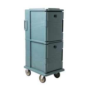 Carrinho Ultra Azul Ardósia em Polipropileno 114 L - Cambro - Fourniresto