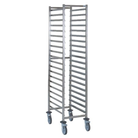 Stainless Steel GN 1/1 Sliding Shelf Trolley 20 Levels - Tournus - Fourniresto