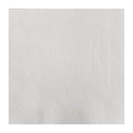 Guardanapo de mesa de papel branco 2 dobras 300 x 300 mm - Pacote de 1500 - FourniResto - Fourniresto