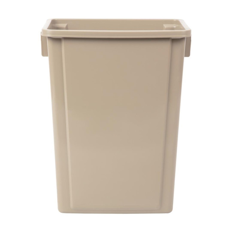 Contentor de Reciclagem Bege em Polipropileno 56 L - Jantex - Fourniresto