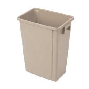 Contentor de Reciclagem Bege em Polipropileno 56 L - Jantex - Fourniresto