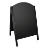 Painel de Calçada Preto Estrutura Metálica 675 x 660 mm - Olympia - Fourniresto