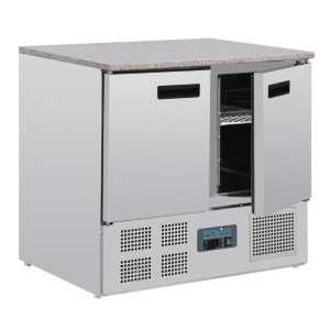 Mesa refrigerada positiva com tampo de mármore 240 L - Polar - Fourniresto