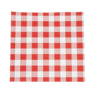 Papier Ingraissable Vichy Rouge 250 x 250 mm - Lot de 200 - FourniResto - Fourniresto