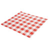 Papel Antiaderente Vichy Vermelho 250 x 250 mm - Pacote de 200 - FourniResto - Fourniresto