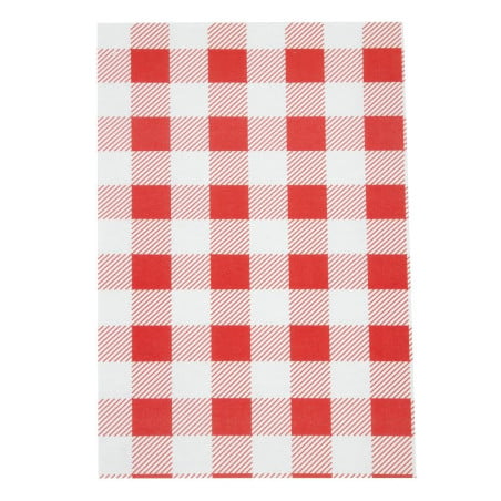 Papel Antiaderente Vichy Vermelho 190 x 310 mm - Pacote de 200 - FourniResto - Fourniresto