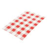 Papel Antiaderente Vichy Vermelho 190 x 310 mm - Pacote de 200 - FourniResto - Fourniresto