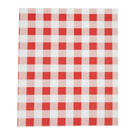 Papel Antiaderente Vichy Vermelho 310 x 380 mm - Pacote de 200 - FourniResto - Fourniresto