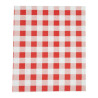 Greaseproof Paper Vichy Red 310 x 380 mm - Pack of 200 - FourniResto - Fourniresto