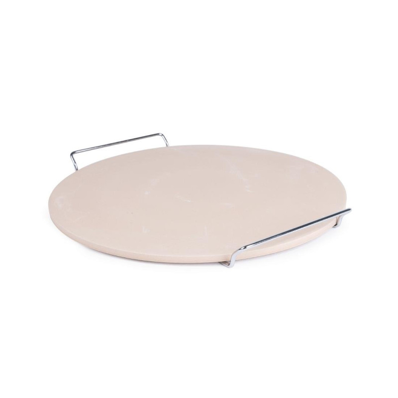 Round Pizza Stone with Support Ø 380 mm - FourniResto - Fourniresto