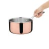 Copper 3 Layer Induction Casserole Ø 180 mm - Vogue - Fourniresto