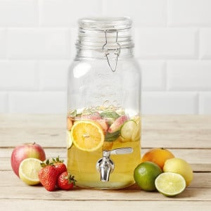 Retro Beverage Dispenser with Metal Closure 3.6 L - Olympia - Fourniresto