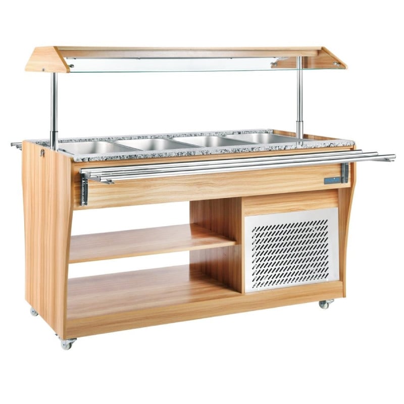 Buffet Refrigerado Central 4 GN 1/1 - Polar - Fourniresto