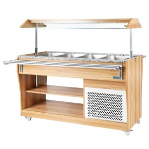 Buffet Refrigerado Central 4 GN 1/1 - Polar - Fourniresto