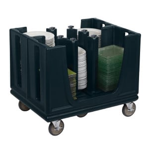 Carrinho Ajustável para Pratos Azul Ardósia 45 a 60 Pratos - Cambro - Fourniresto