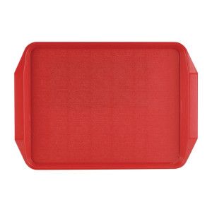 Tabuleiro Vermelho com Pegas 435x305mm - Roltex - Fourniresto