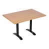 Rectangular Pre-Drilled Beech Table Top - Bolero - Fourniresto