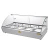 Vitrina de serviço self-service aquecida Slim 220L - Buffalo - Fourniresto