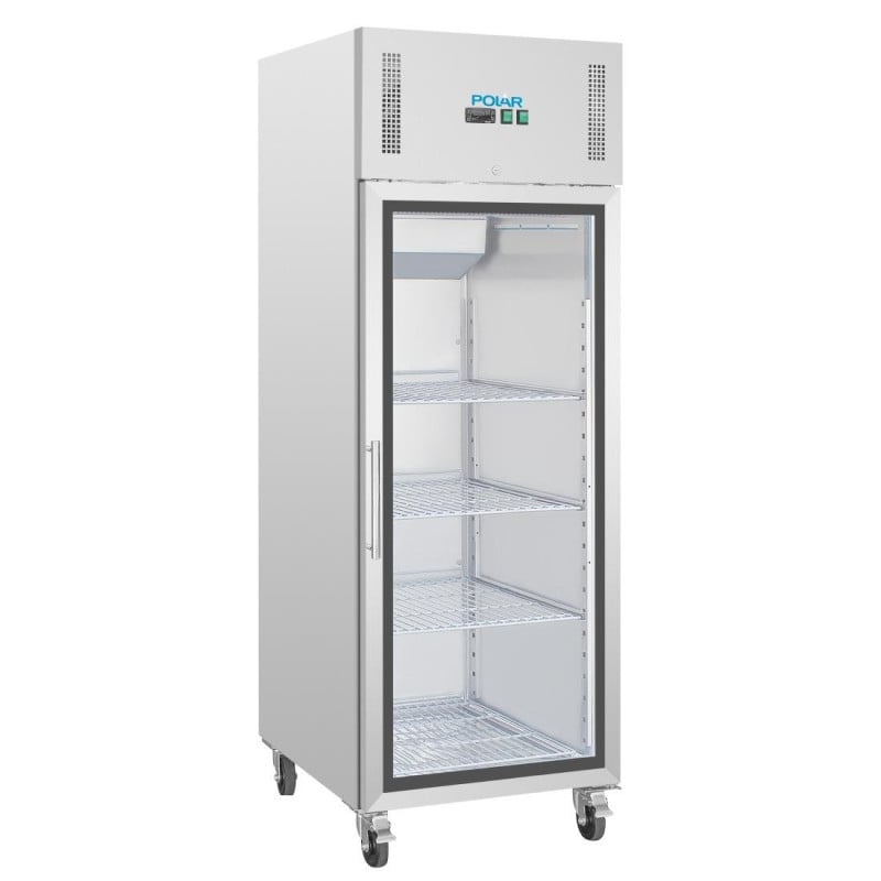 Vitrina refrigerada positiva simples GN 2/1 série G 600 L - Polar - Fourniresto