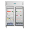 Vitrina Refrigerada Positiva GN 2/1 Simple 600 L - Polar - Fourniresto