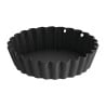 Non-stick Fluted Tartlet Mould with Removable Bottom 8 cm - Set of 3 - Vogue - Fourniresto