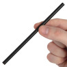 Black Compostable Paper Stirrers - Pack of 250 straws - Fiesta Green - Fourniresto