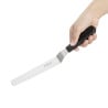 Angled Stainless Steel Spatula Knife 190mm - Hygiplas - Fourniresto