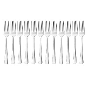 Dessert Fork Harley In Stainless Steel - Set of 12 - Olympia - Fourniresto