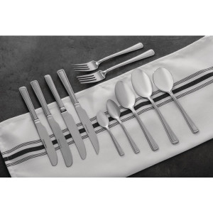 Dessert Fork Harley In Stainless Steel - Set of 12 - Olympia - Fourniresto