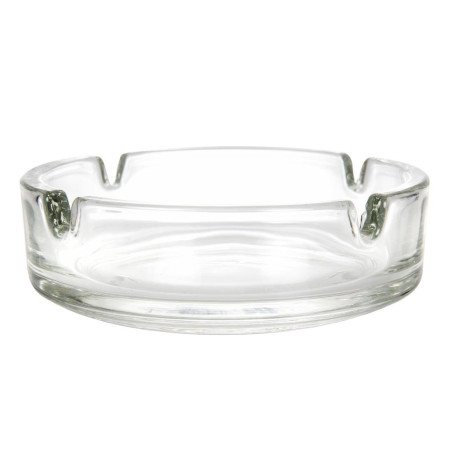 Small Stackable Glass Ashtray Ø107 mm - Pack of 24 - Olympia - Fourniresto