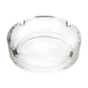 Small Stackable Glass Ashtray Ø107 mm - Pack of 24 - Olympia - Fourniresto