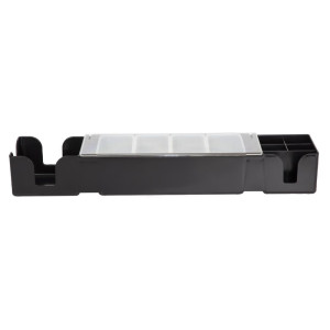 Black Plastic Compartment Box - FourniResto - Fourniresto