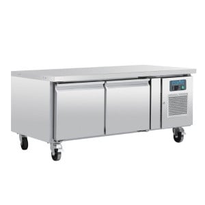 Base refrigerada positiva GN 1/1 Série U 2 portas 214L - Polar - Fourniresto