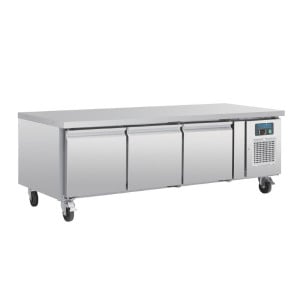 Base refrigerada positiva GN 1/1 Série U 3 portas 317L - Polar - Fourniresto