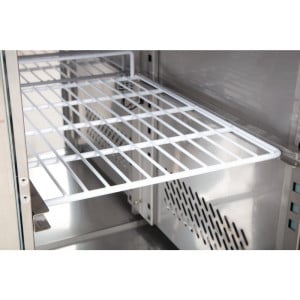 Positive refrigerated base GN 1/1 Series U 3 doors 317L - Polar - Fourniresto