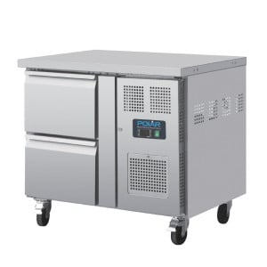 Mesa Refrigerada GN 1/1 Ventilada 2 Gavetas Série U 124L - Polar - Fourniresto