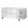 Mesa Refrigerada GN 1/1 Ventilada 6 Gavetas Série U 465L - Polar - Fourniresto